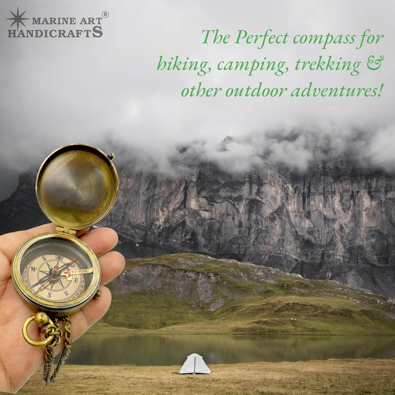 MAH Brass Compass Gift – to My Son Never Forget That I Love You, Sentimental Keepsake Gift from Mom Dad & Grandparents for Graduation, Baptism, Confirmation, Communion, Birthday, Back to School Best Gift - Image 5